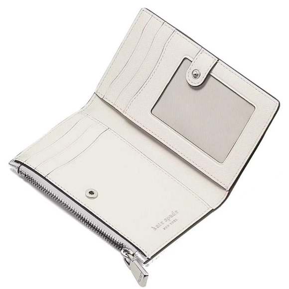 Kate Spade Shaken Not Stirred Embellished Small Slim Bifold Wallet - Picture 3 of 5